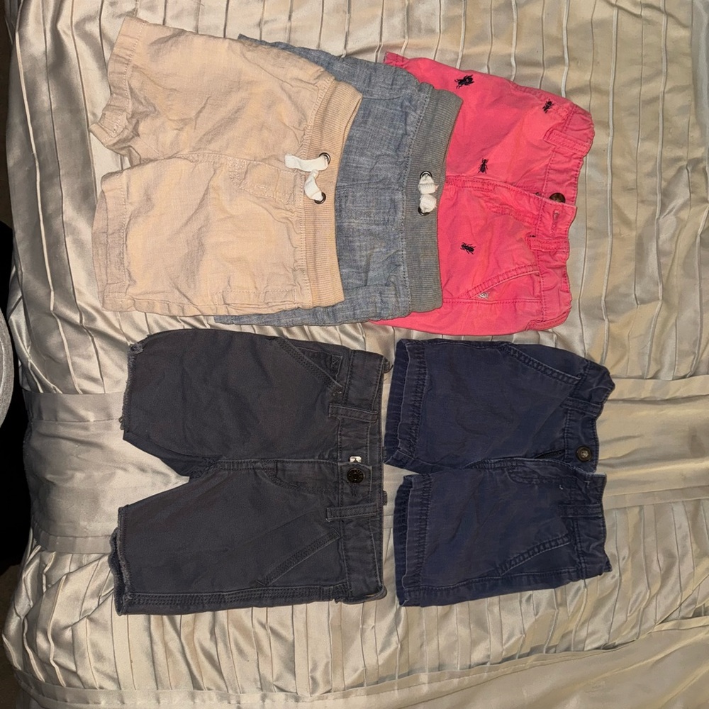 BABY GAP Pink and Tan Casual Shorts